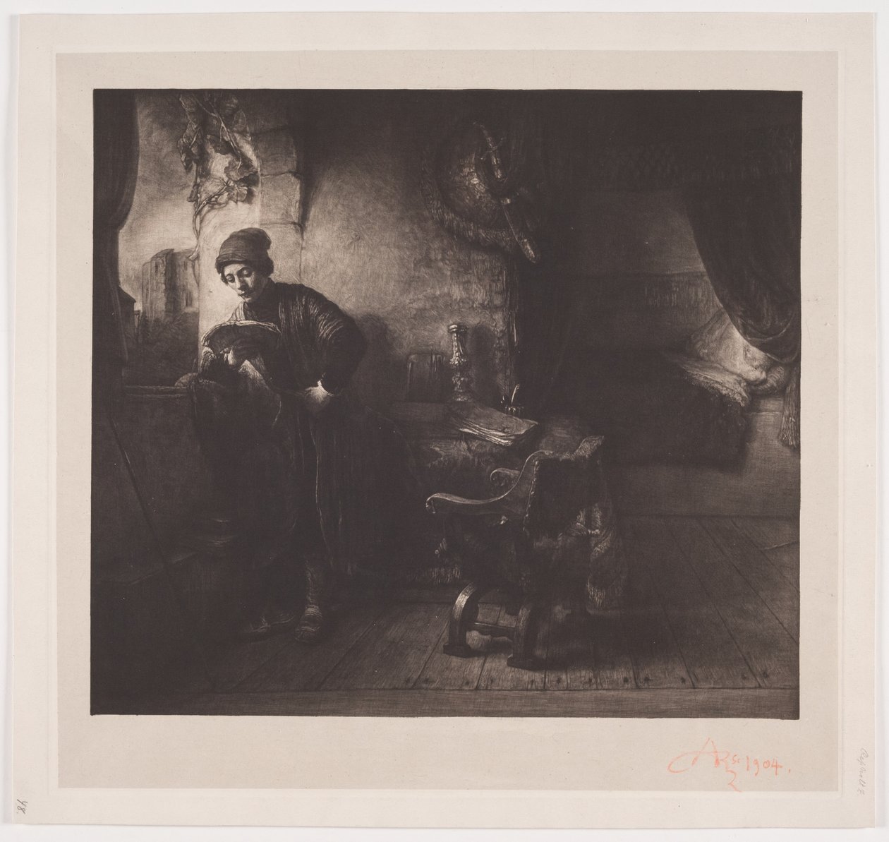 Joven leyendo de Albert Repholtz