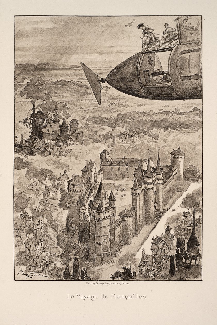 Ilustración para Le vingtième siècle: La vie électrique de Albert Robida