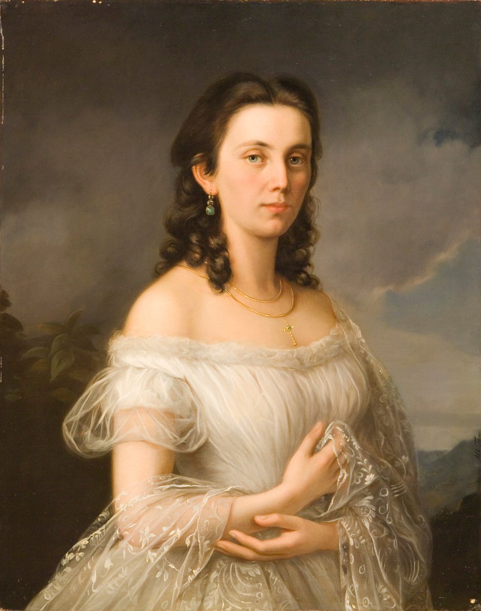 Albert Theer (1815-1902) - Princesa Julia de Liechtenstein (1817-1895), de soltera Condesa Potocki de Albert Theer