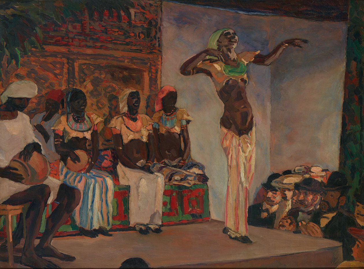 Bailarina de danza del vientre de Albert Weisgerber