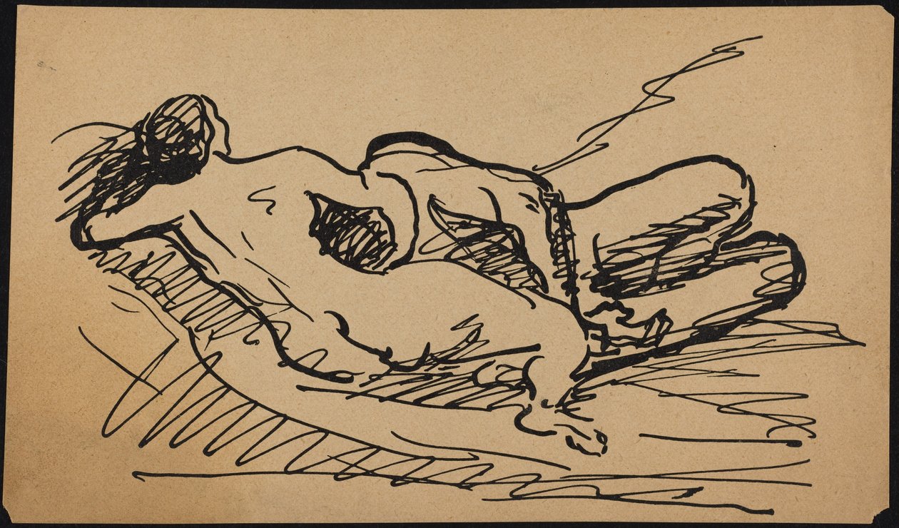 Liegender Akt de Albert Weisgerber