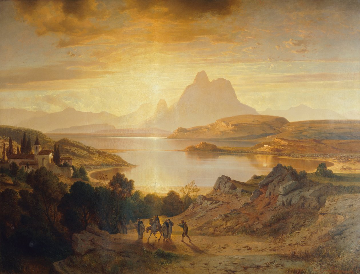 lago de lugano de Albert Zimmermann