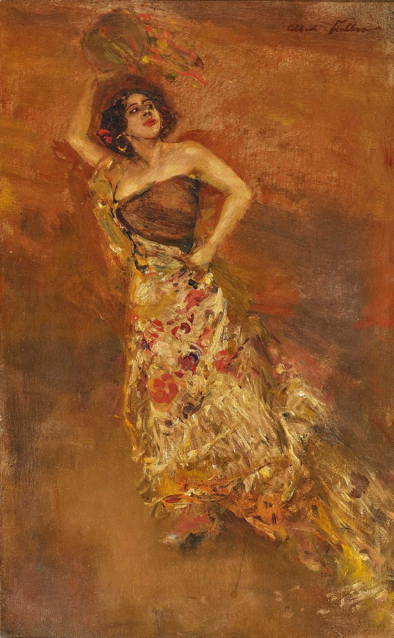 Bailarina española Caroline Otéro como Carmen de Albert von Keller