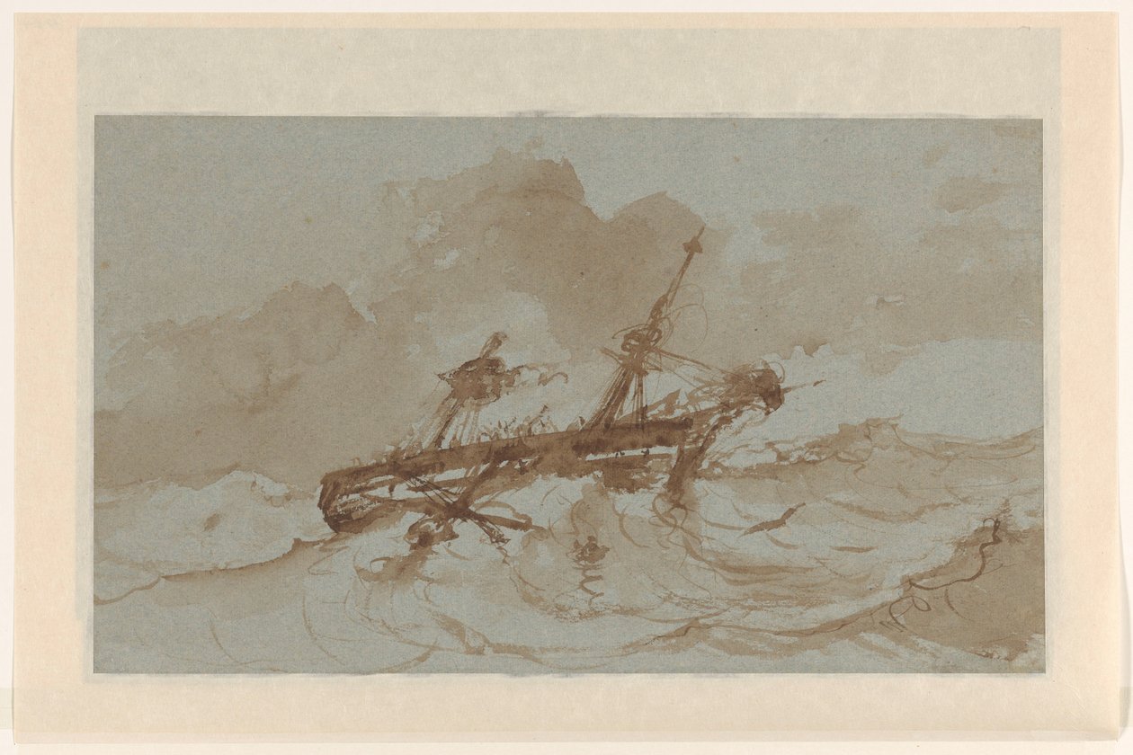 Dos maestros en alta mar de Albertus van Beest