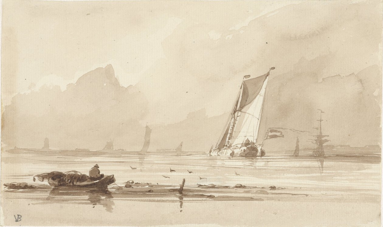 Paisaje marino de Albertus van Beest