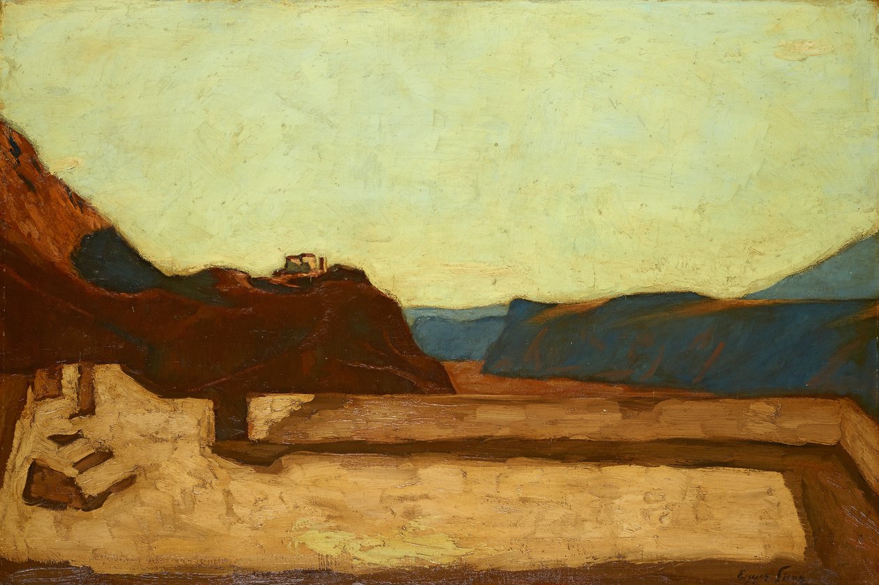En el Calvario de Bolzano de Albin Egger Lienz
