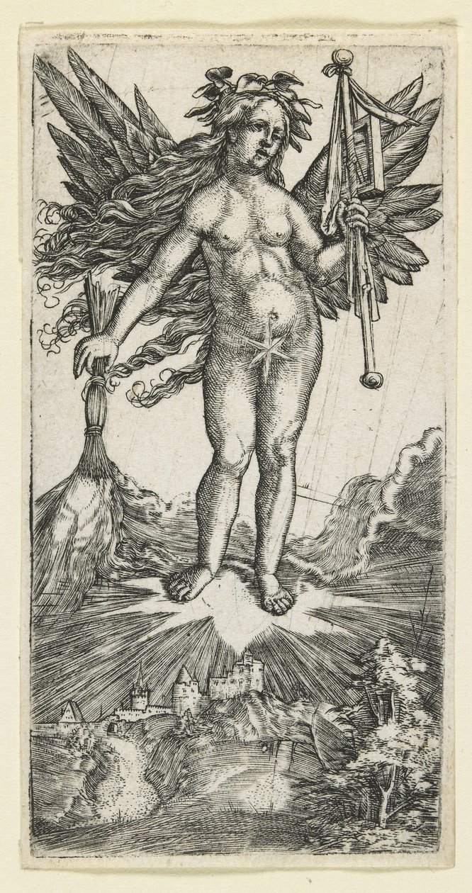 Figura alegórica, c. 1515-1518 de Albrecht Altdorfer