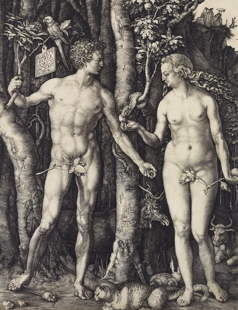 Adán y Eva de Albrecht Dürer