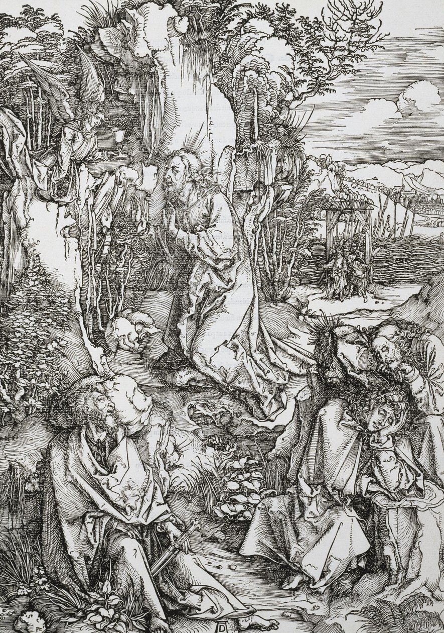 La agonía en el jardín de Albrecht Dürer
