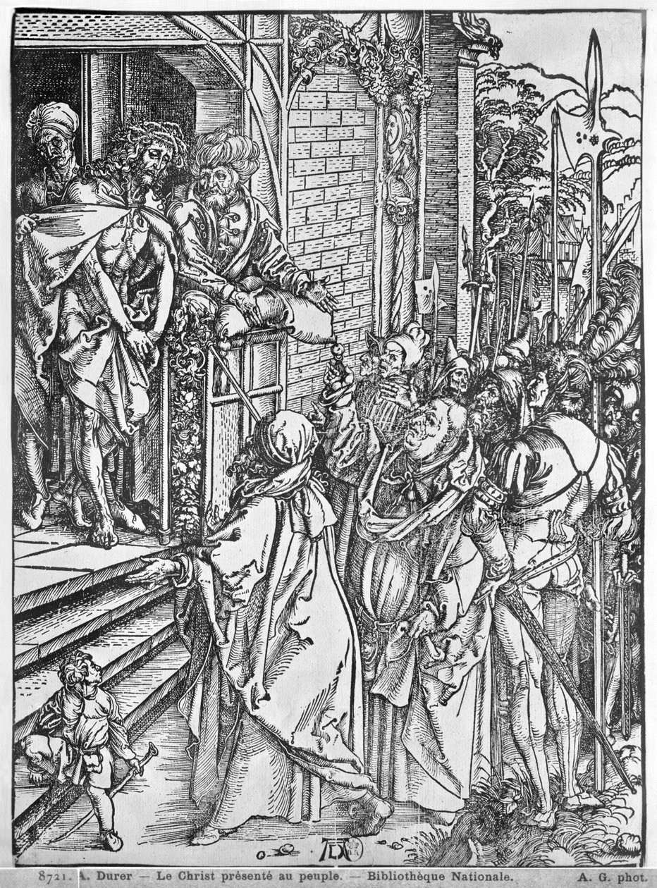 Cristo presentado al pueblo de Albrecht Dürer