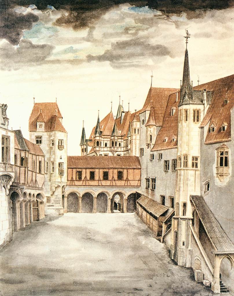 Patio del antiguo castillo en Innsbruck de Albrecht Dürer