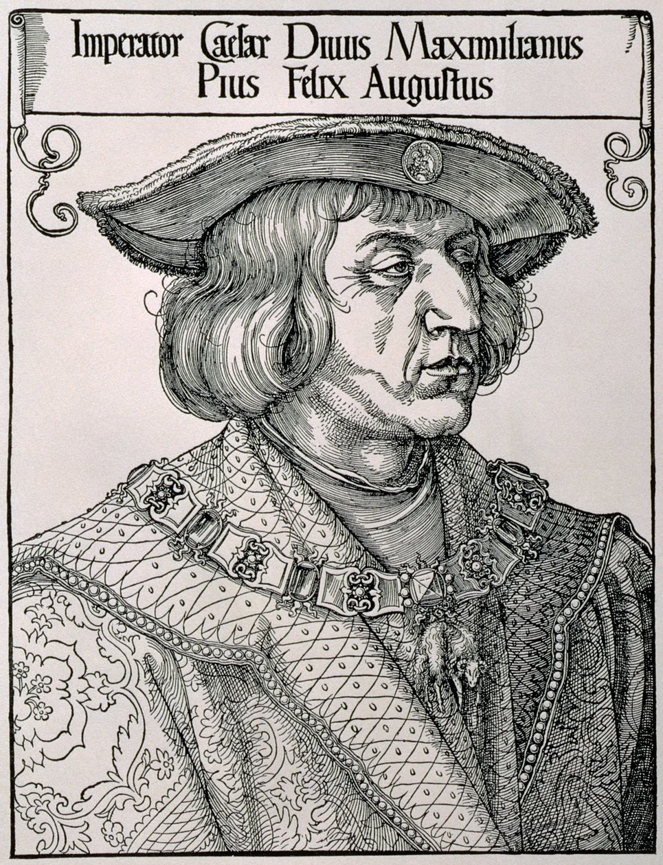 Emperador Maximiliano I de Alemania (1459-1519) de Albrecht Dürer