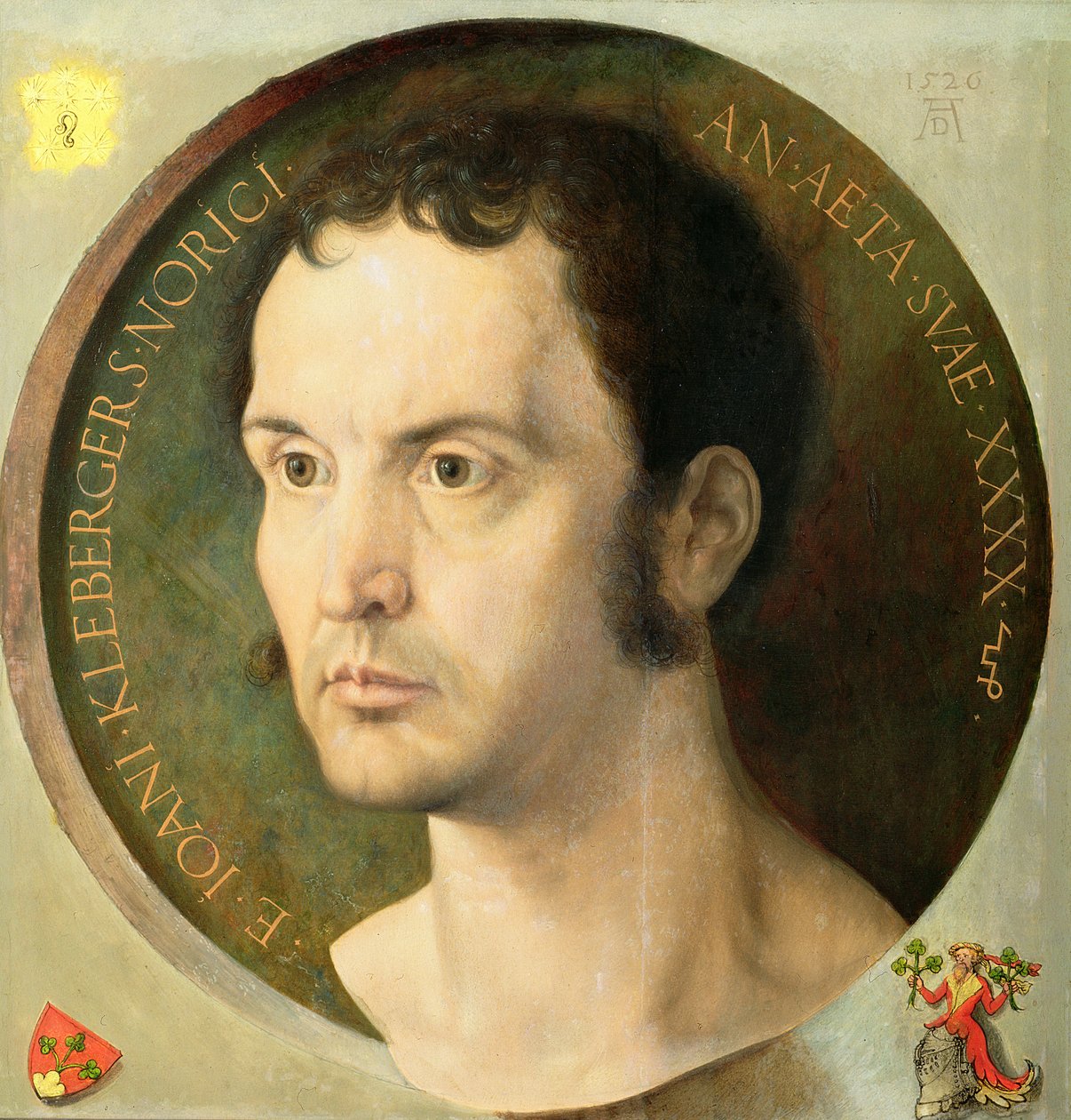Johannes Kleberger, a los 40 años, 1526 de Albrecht Dürer
