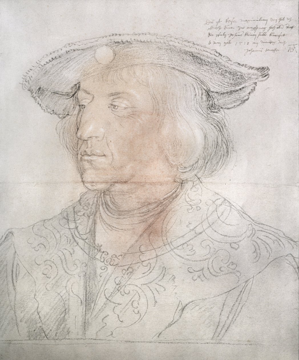 Maximiliano I, Emperador de Alemania (1459-1519), 1518-19 de Albrecht Dürer