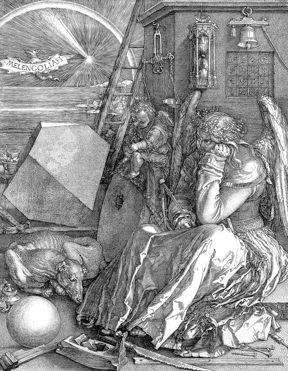 Melancolía I de Albrecht Dürer