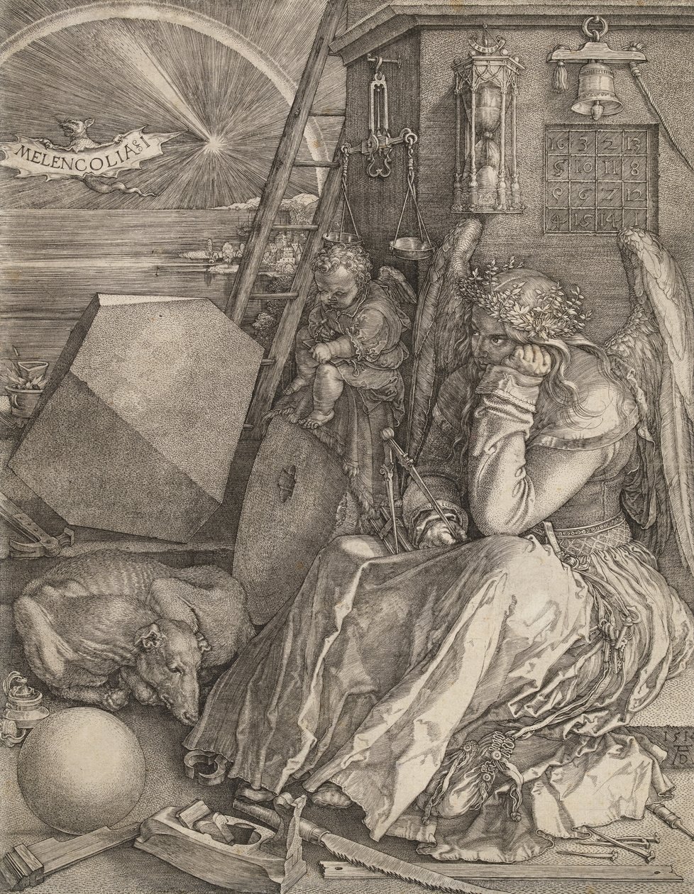 Melancolía I de Albrecht Dürer