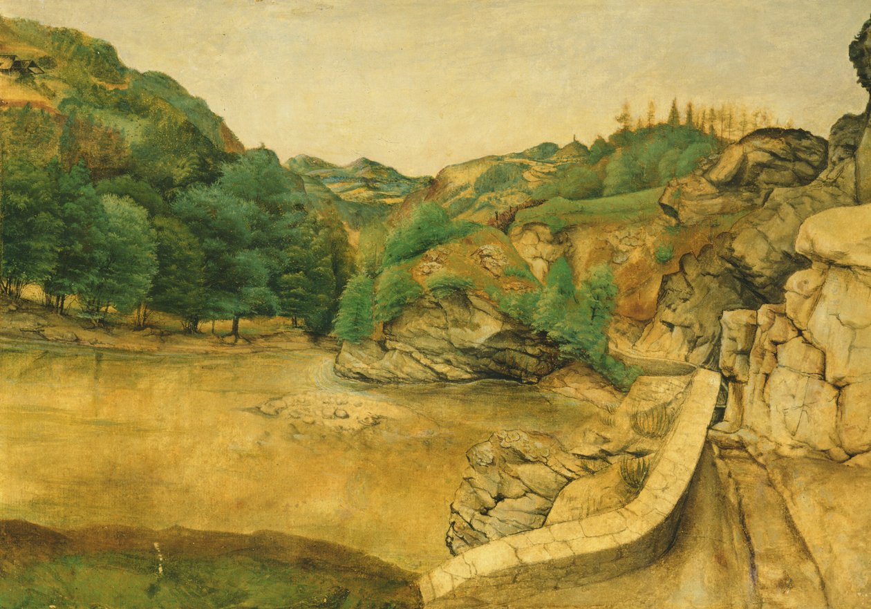 Camino en los Alpes, 1495 de Albrecht Dürer