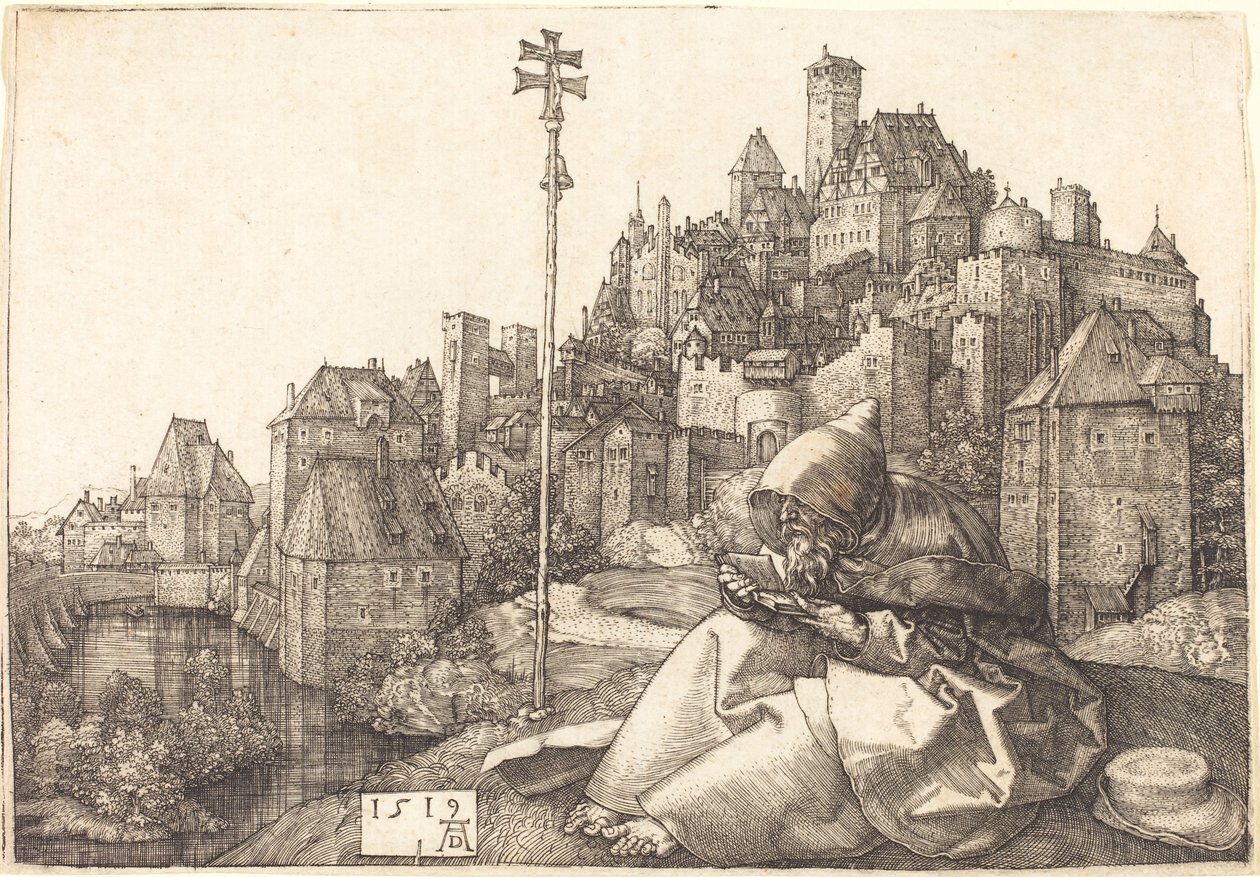 San Antonio Leyendo de Albrecht Dürer