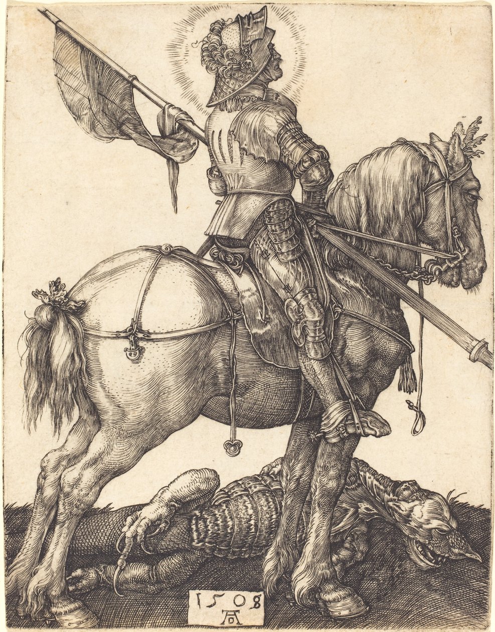 San Jorge a Caballo de Albrecht Dürer