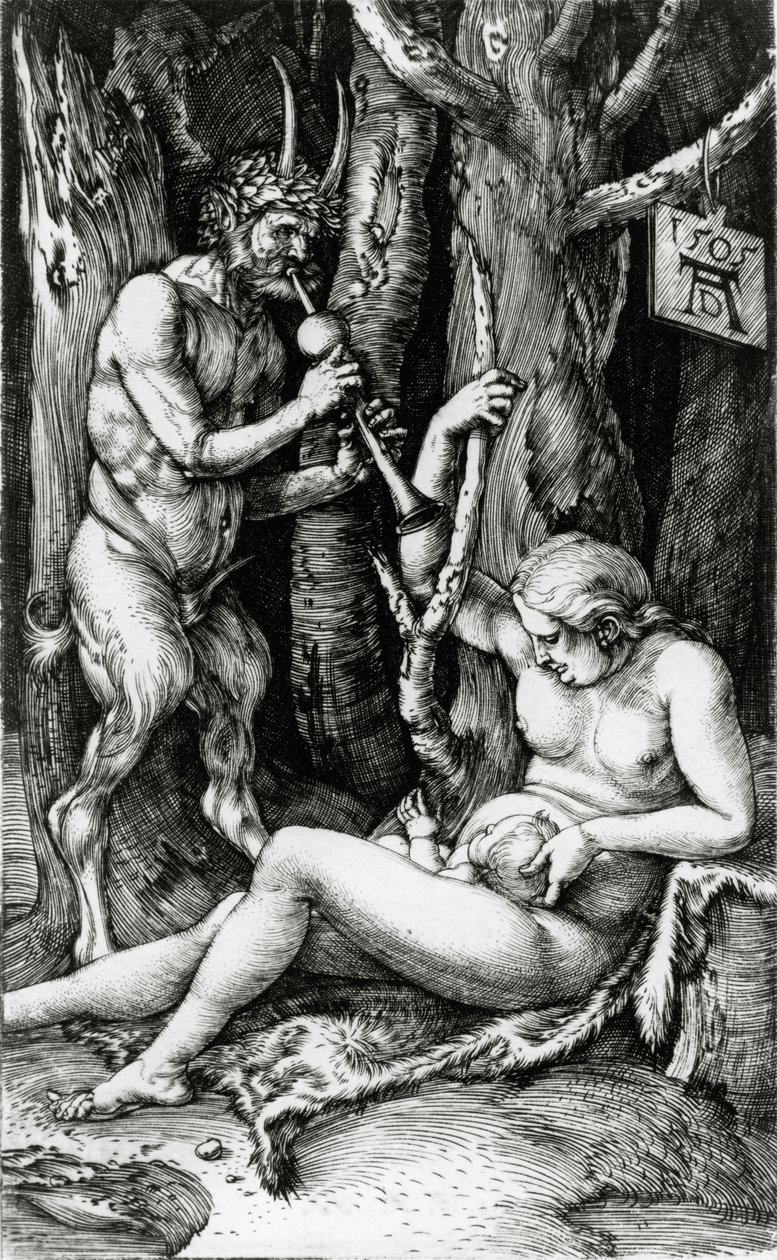 Familia de sátiros, 1505 de Albrecht Dürer