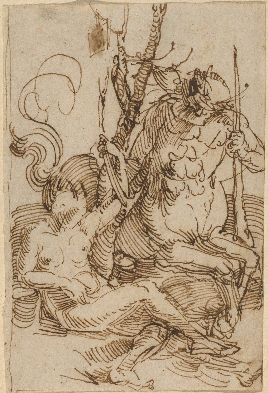 La familia del centauro de Albrecht Dürer