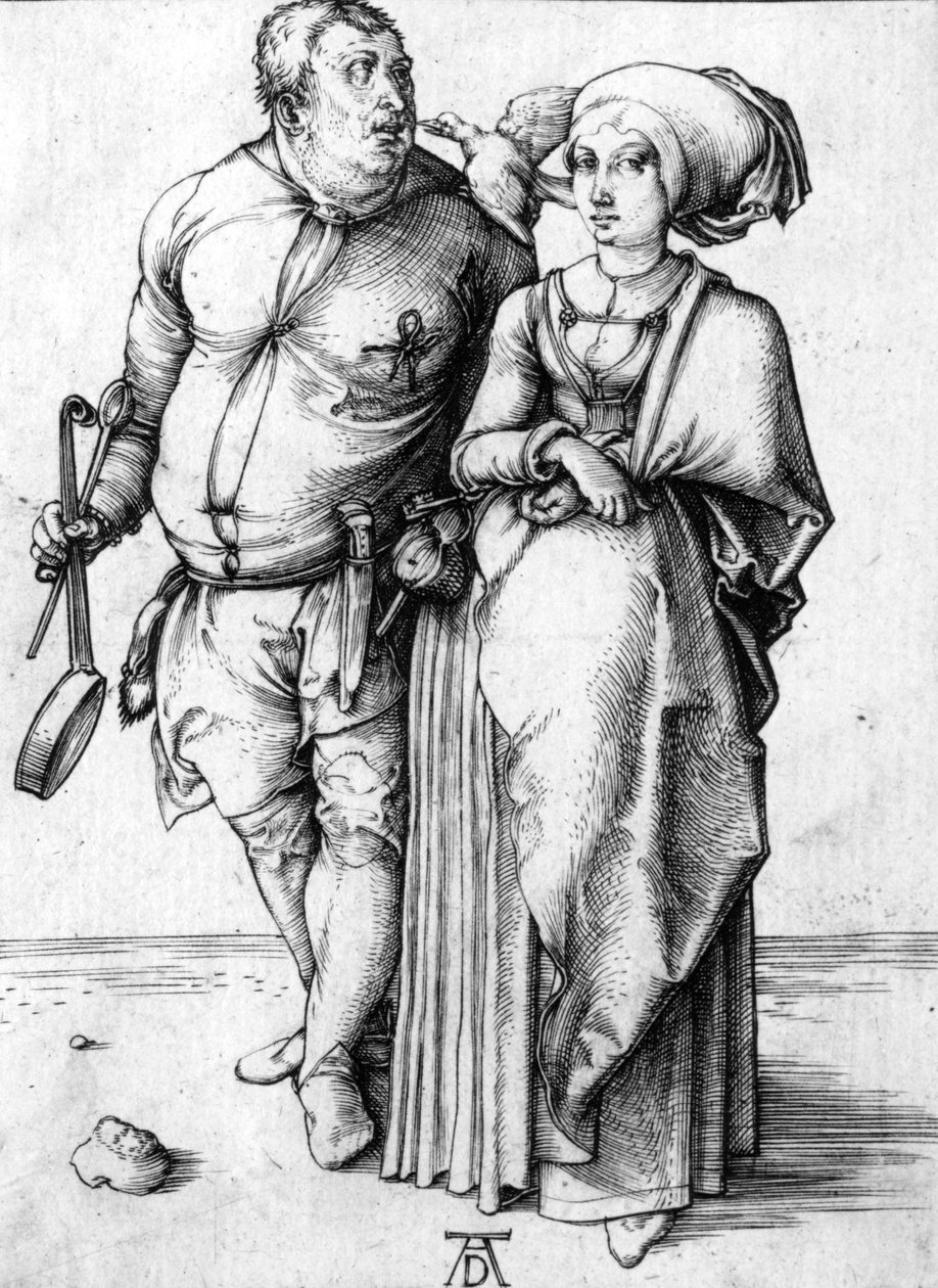 El cocinero y su esposa de Albrecht Dürer