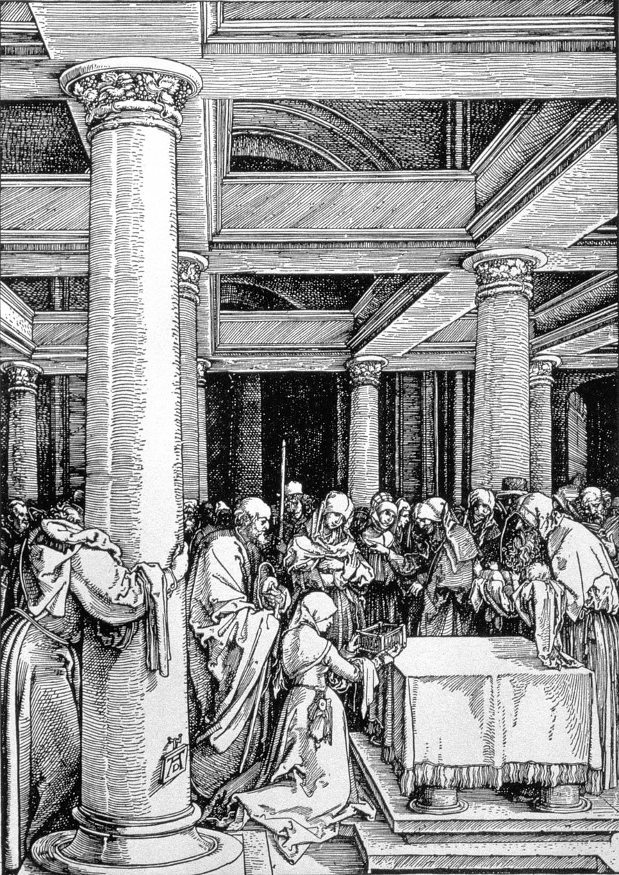 La Presentación en el Templo, c.15034 de Albrecht Dürer