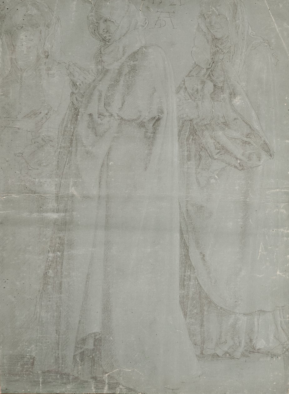 La Virgen y dos santas, 1521 de Albrecht Dürer