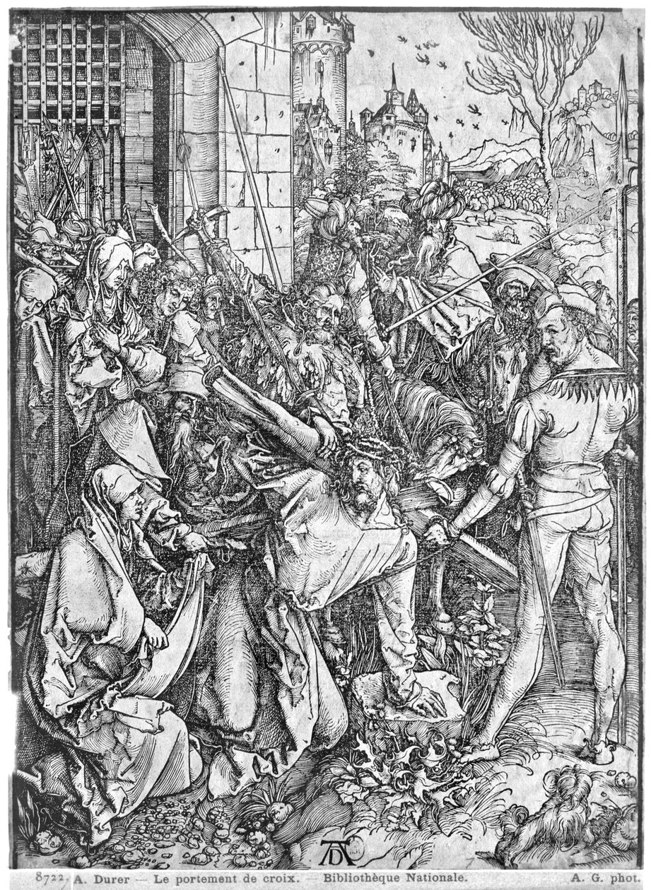 El transporte de la cruz de Albrecht Dürer