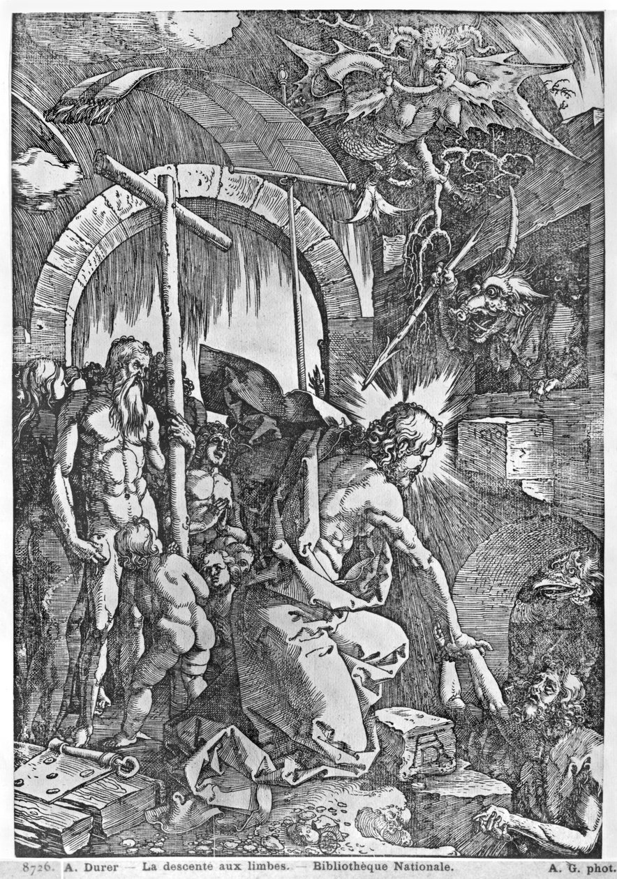 El descenso de Cristo al Limbo, de la serie 
