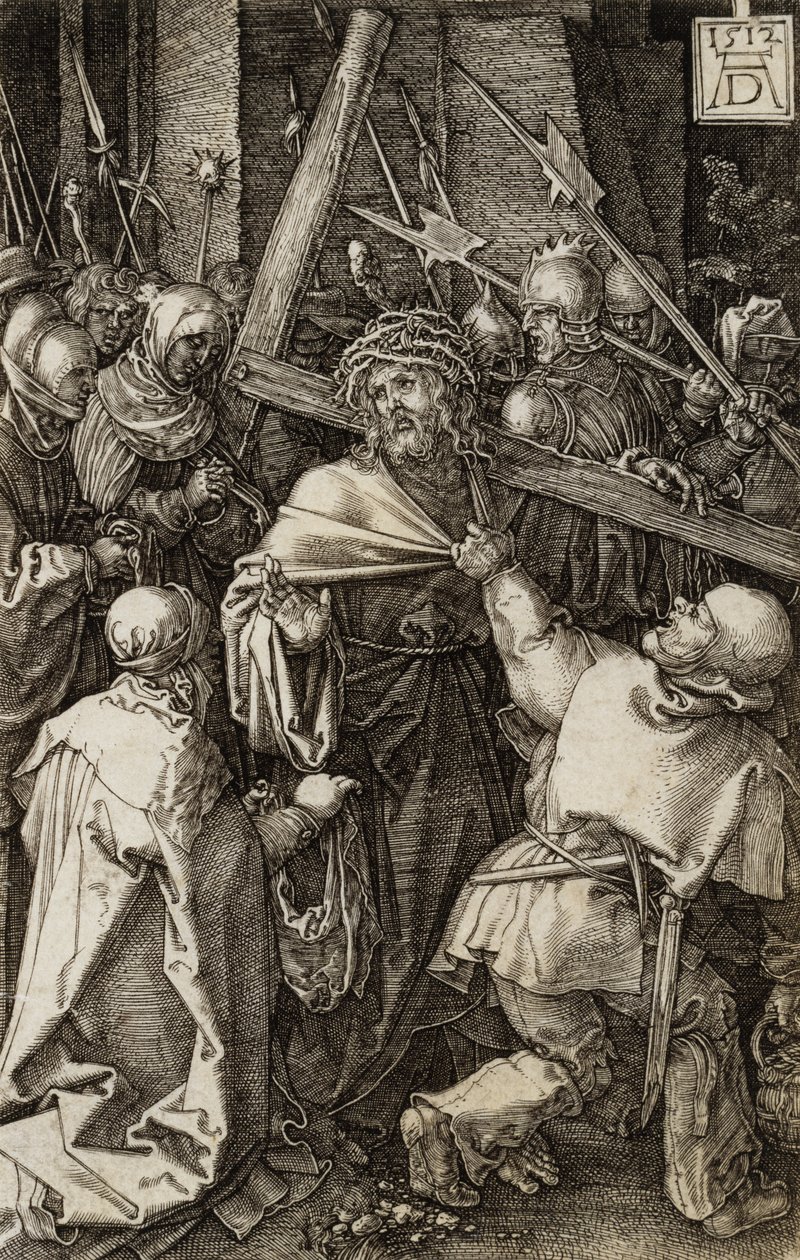 El Porte de la Cruz de La Pasión Grabada, 1512 de Albrecht Dürer