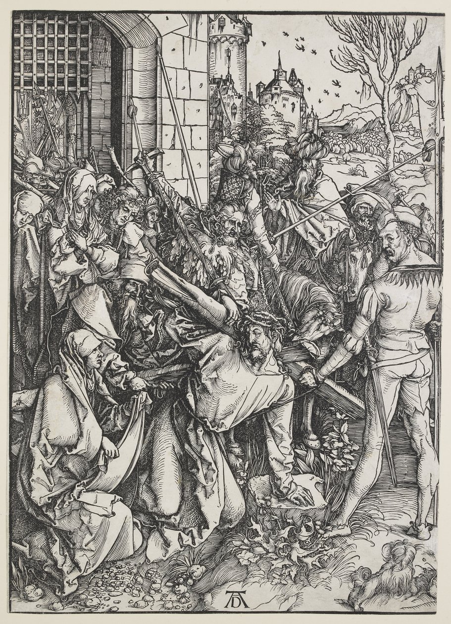 Cristo cargando la cruz, 1498 - 1499 de Albrecht Dürer