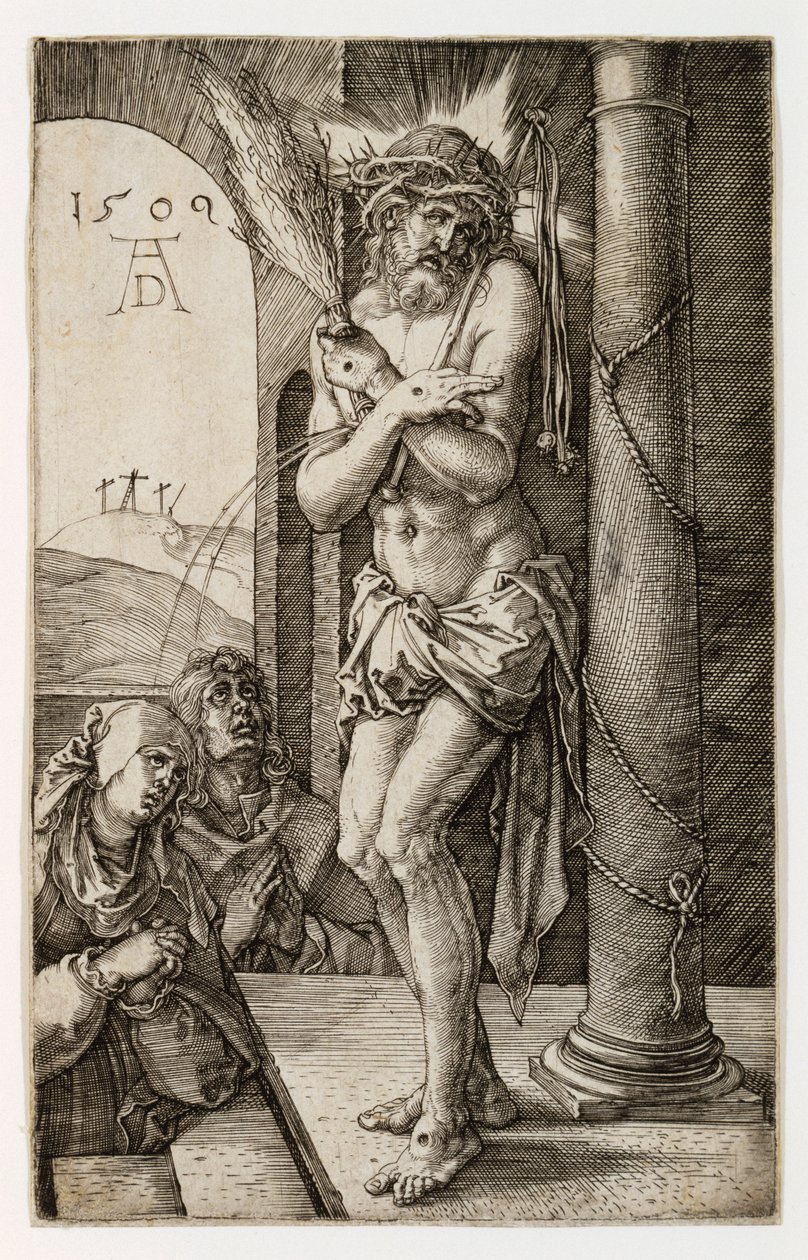 Varón de Dolores, 1509 de Albrecht Dürer
