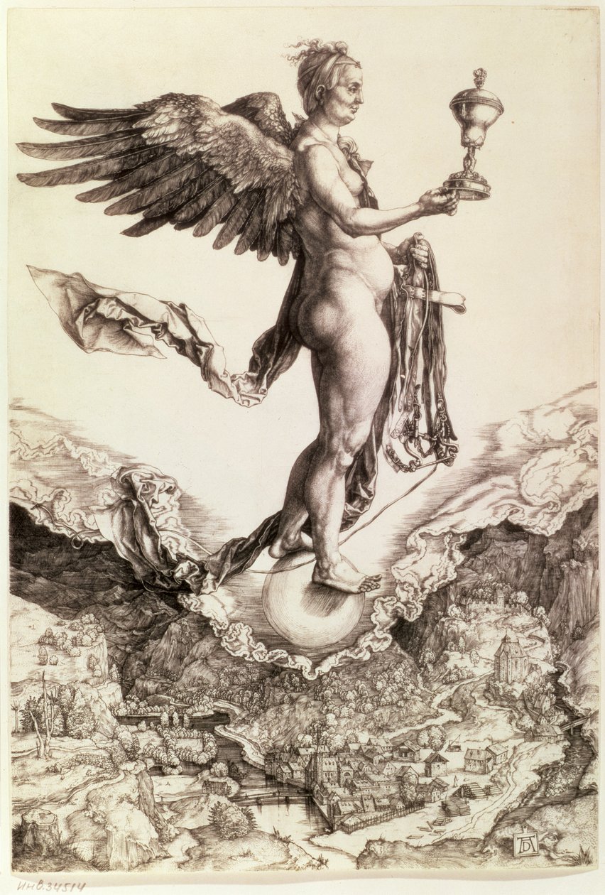 Némesis, 1501-2 de Albrecht Dürer