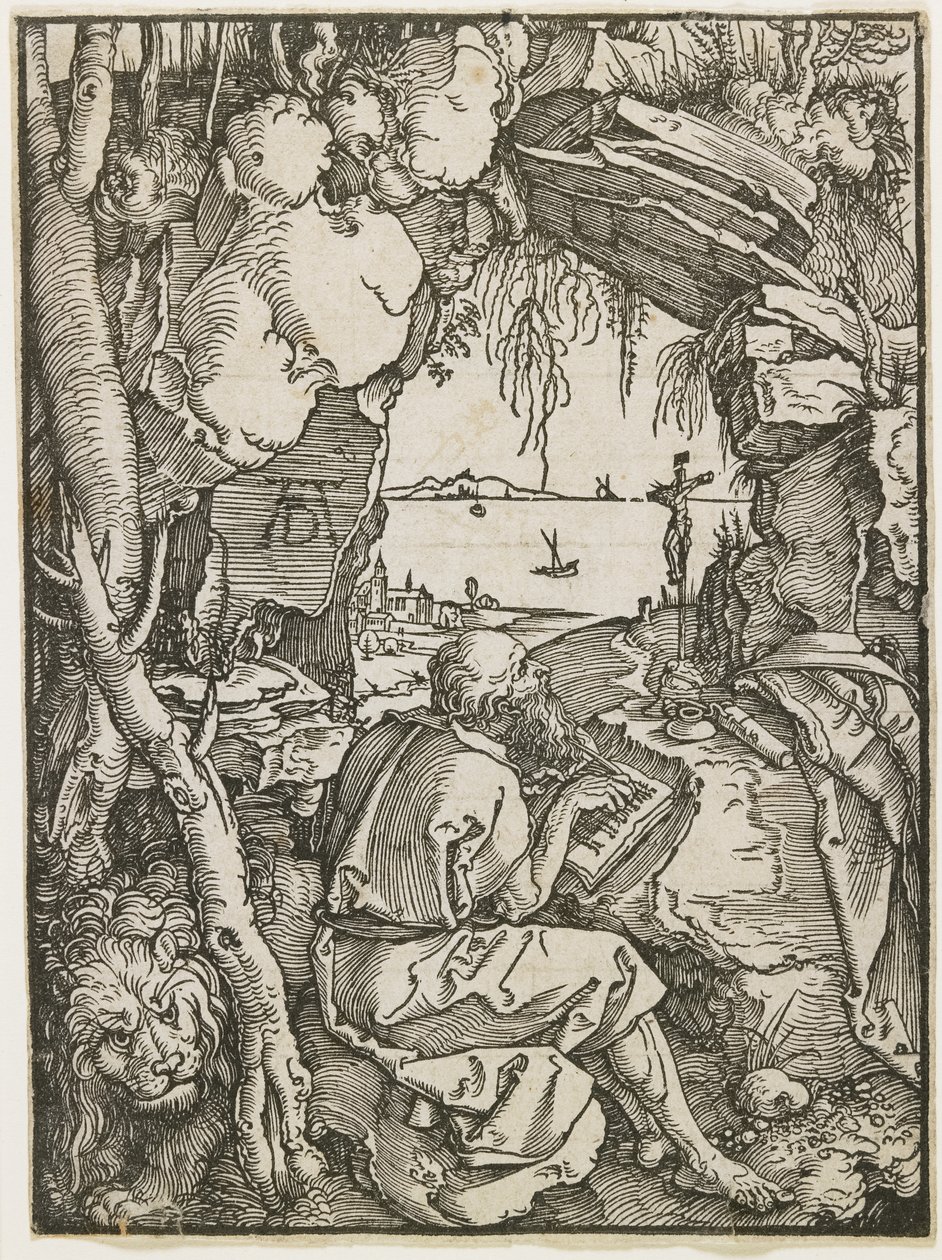 San Jerónimo en una Gruta, 1512 de Albrecht Dürer
