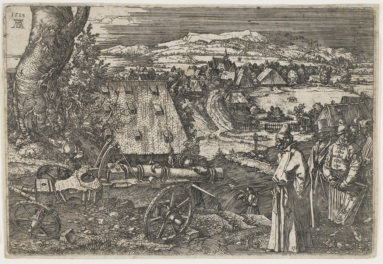 El cañón, 1518 de Albrecht Dürer