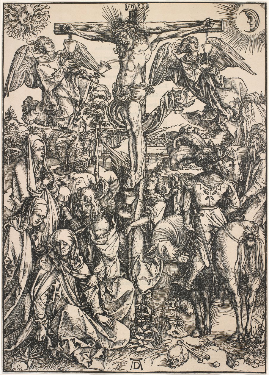 La Crucifixión, de La Gran Pasión, 1497-99 de Albrecht Dürer
