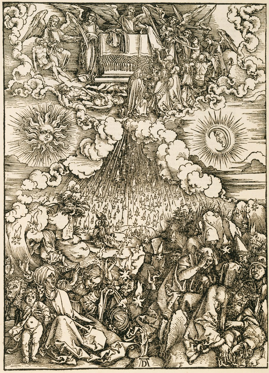 La apertura del sexto sello, del Apocalipsis de San Juan, c.1496-98 de Albrecht Dürer