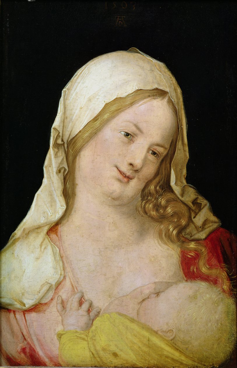 Virgen y niño de Albrecht Dürer