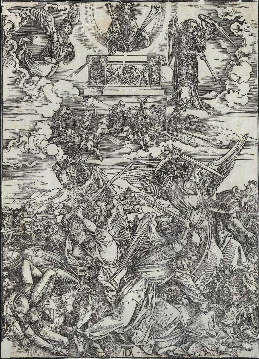 Los cuatro ángeles vengadores de Albrecht Dürer