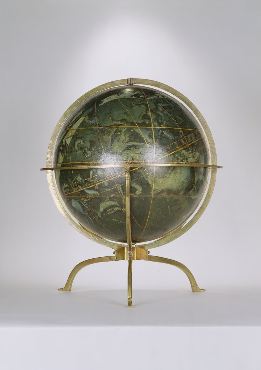 Globo Celestial, uno de un par conocido como los globos 