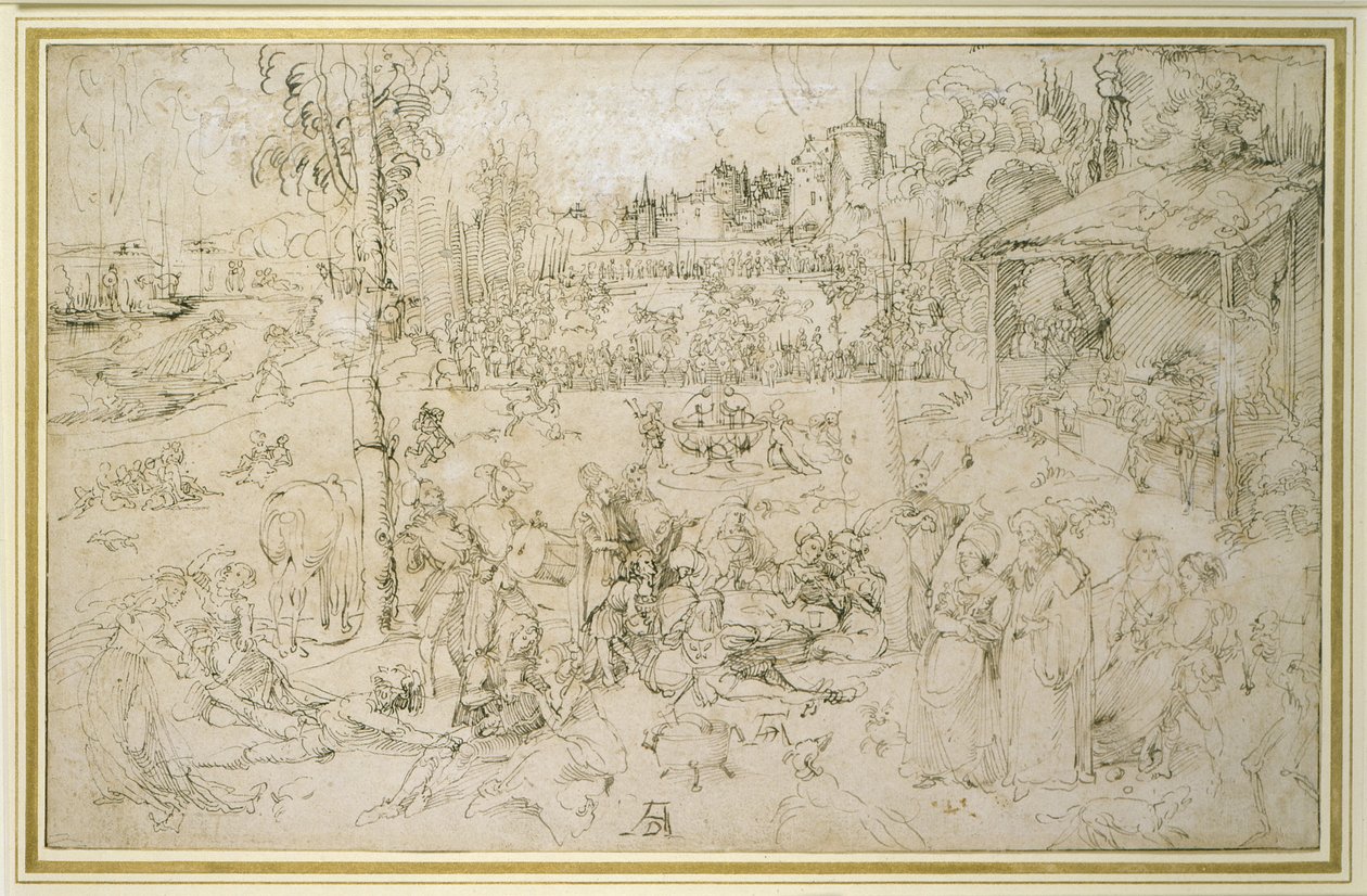 Los placeres del mundo, c.1496-97 de Albrecht Dürer