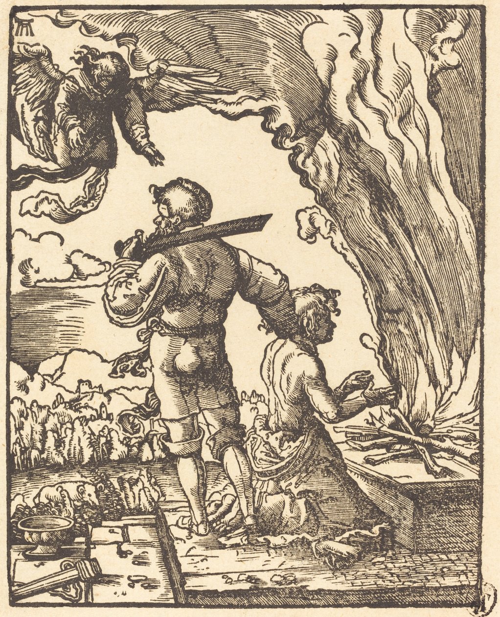 El sacrificio de Abraham de Albrecht Altdorfer