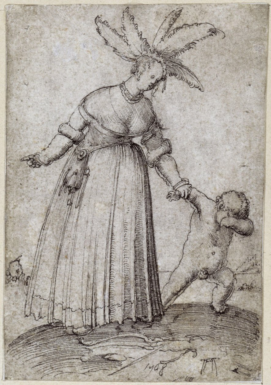 Altdorfer, Albrecht - Venus y Cupido de Albrecht Altdorfer