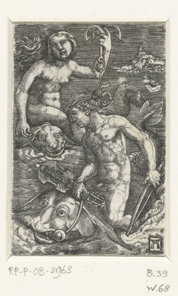 Arión y una Nereida de Albrecht Altdorfer