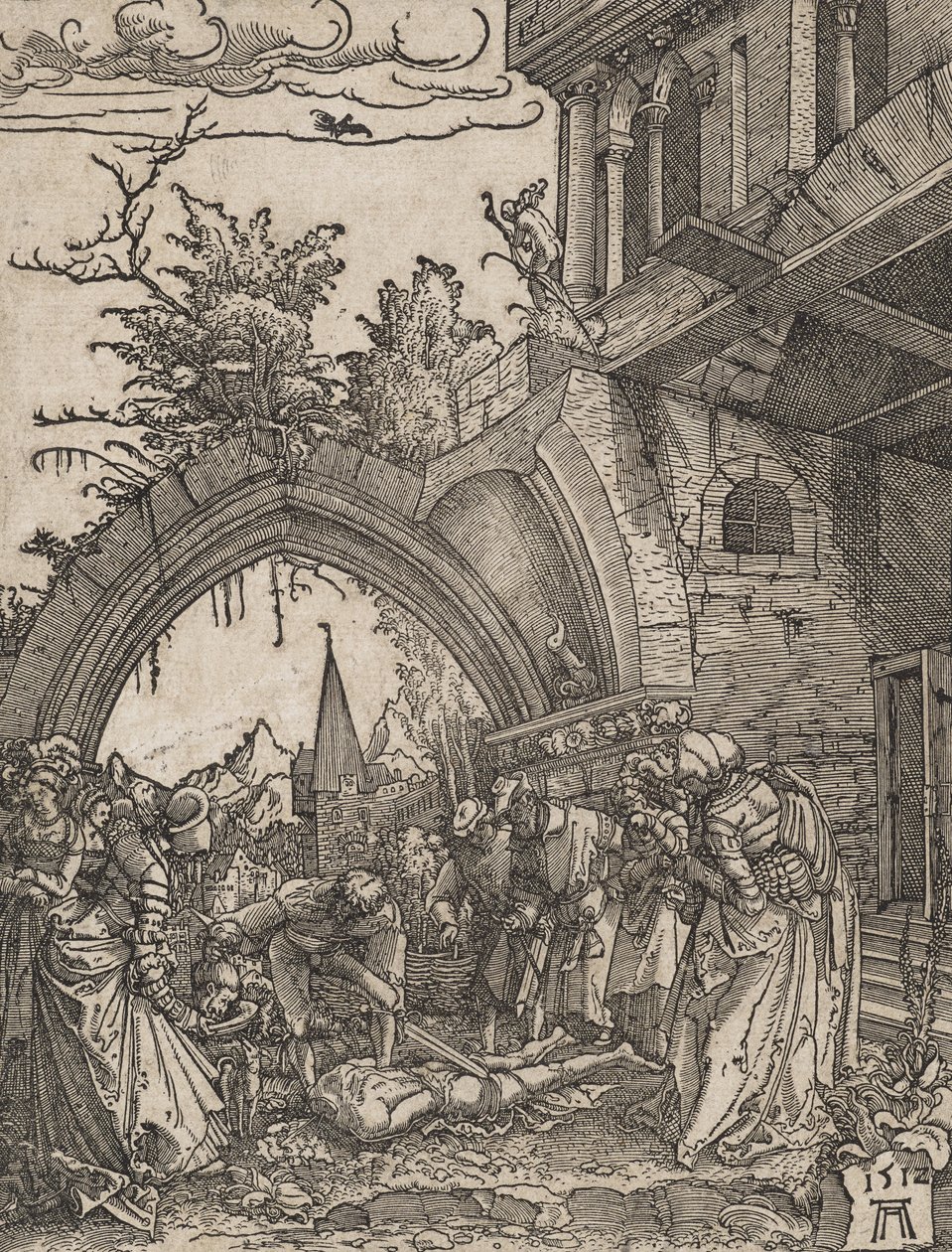 Decapitación de Juan el Bautista, 1512 de Albrecht Altdorfer
