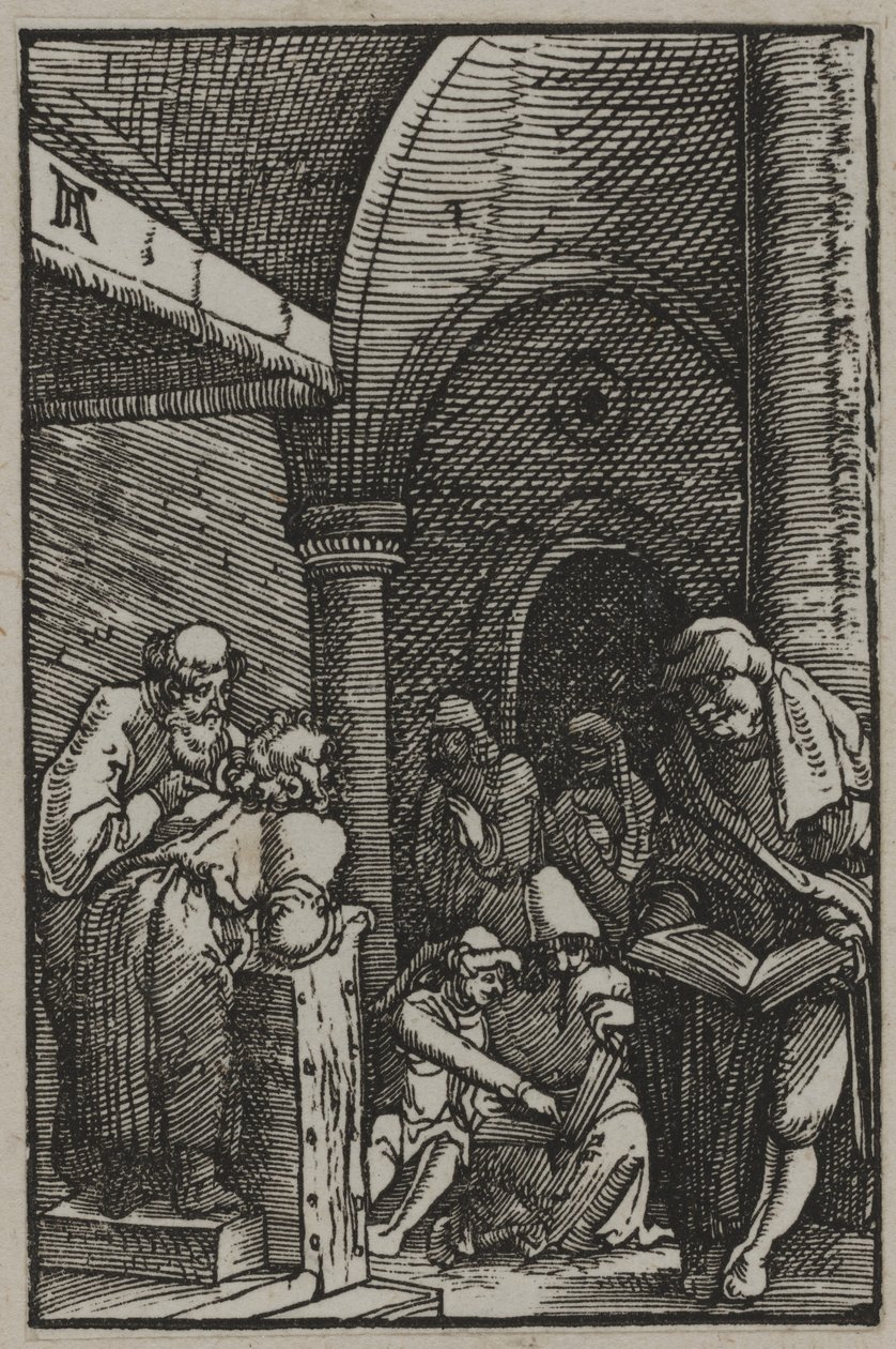Cristo entre los Doctores, c.1515 de Albrecht Altdorfer