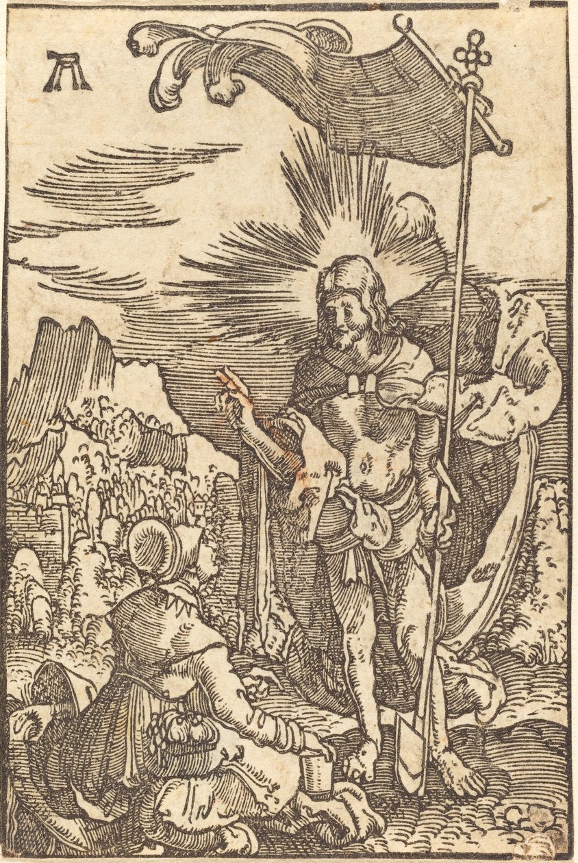Cristo apareciendo a Santa Magdalena de Albrecht Altdorfer