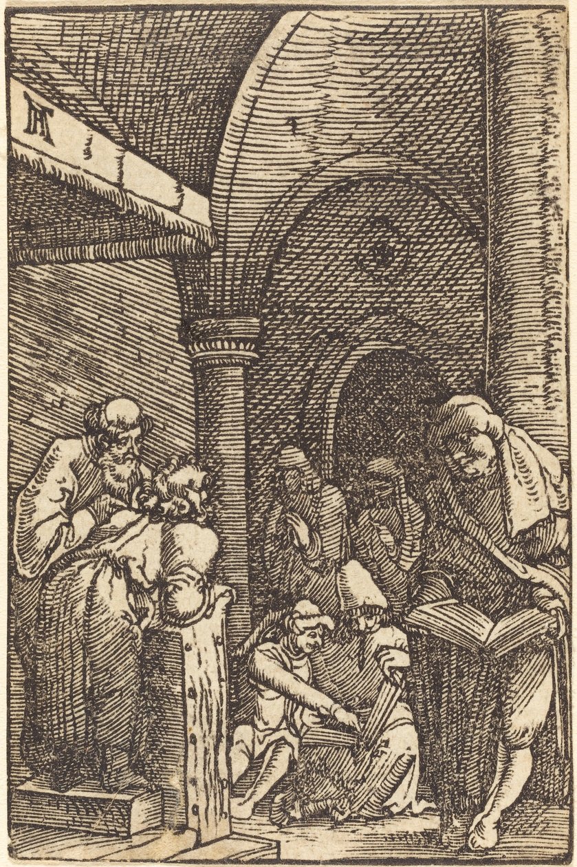 Cristo disputando con los doctores de Albrecht Altdorfer