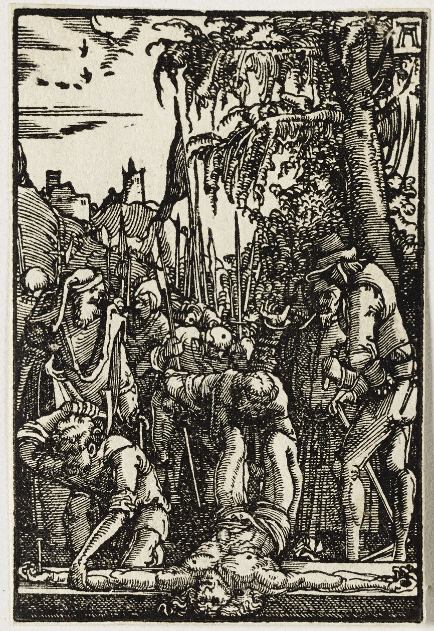 Cristo clavado en la cruz, c. 1513 de Albrecht Altdorfer